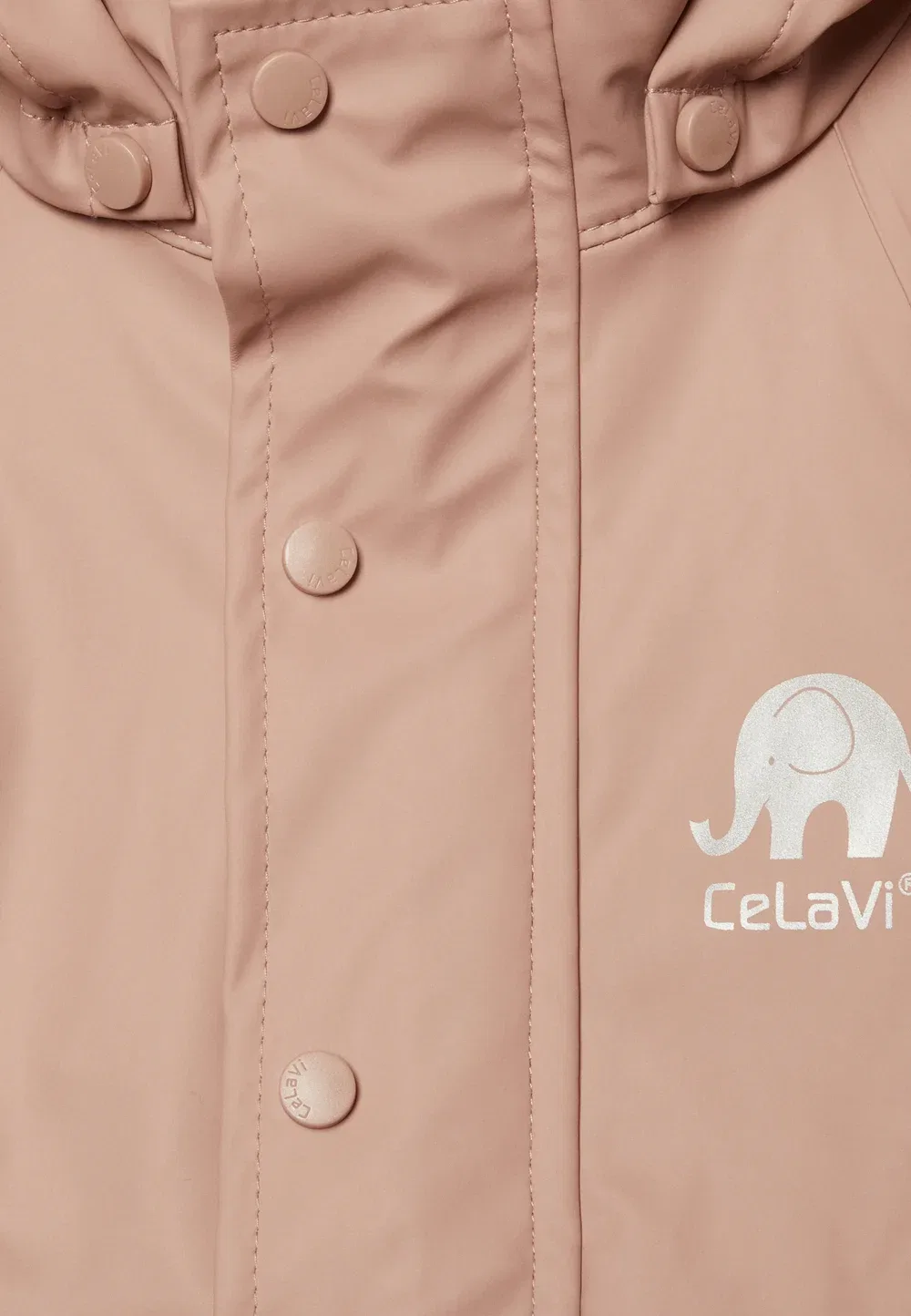 Однотонный дождевик унисекс - дождевик Celavi, Misty Rose — фото 4