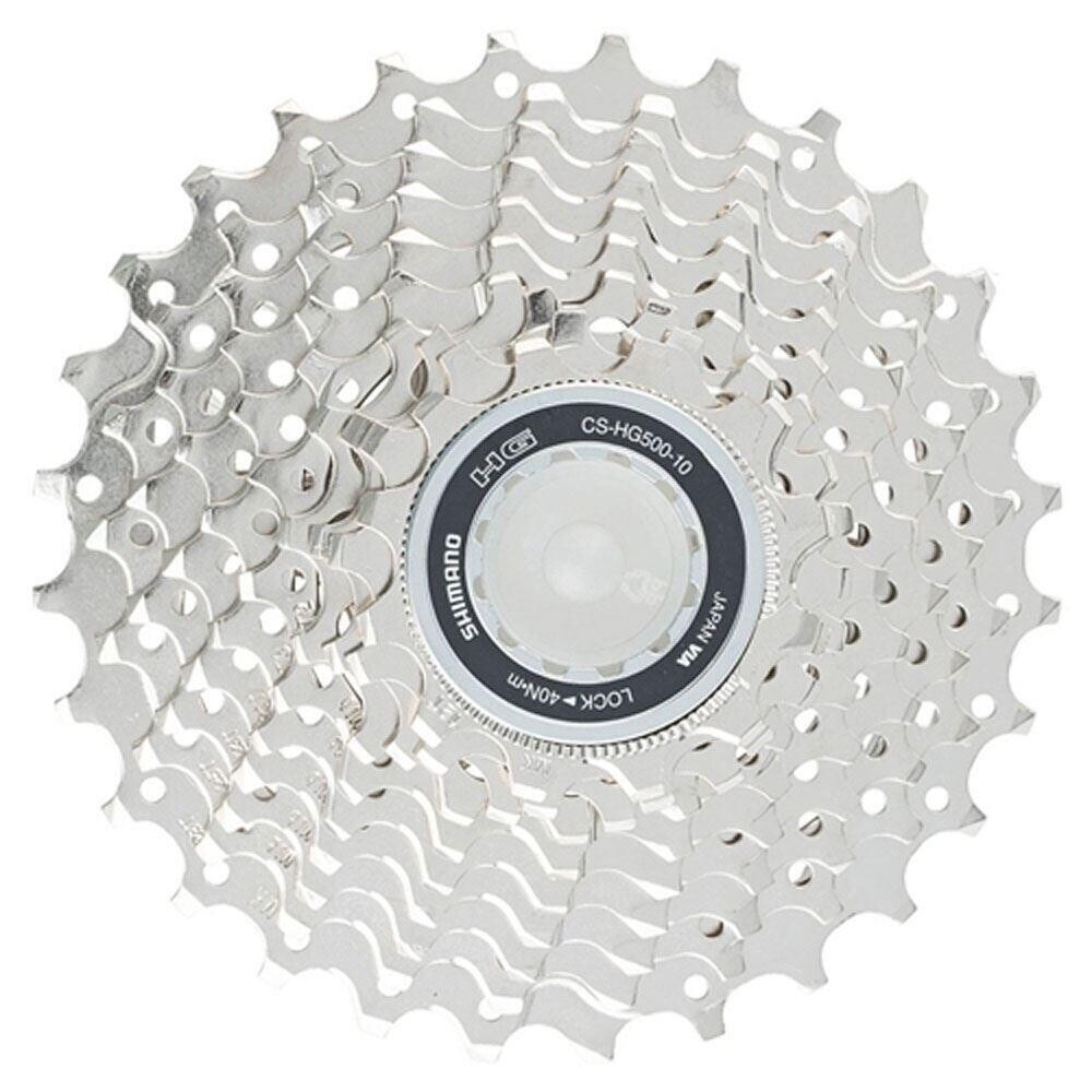 

10 - скоростная кассета Shimano CS - HG500, серебряный