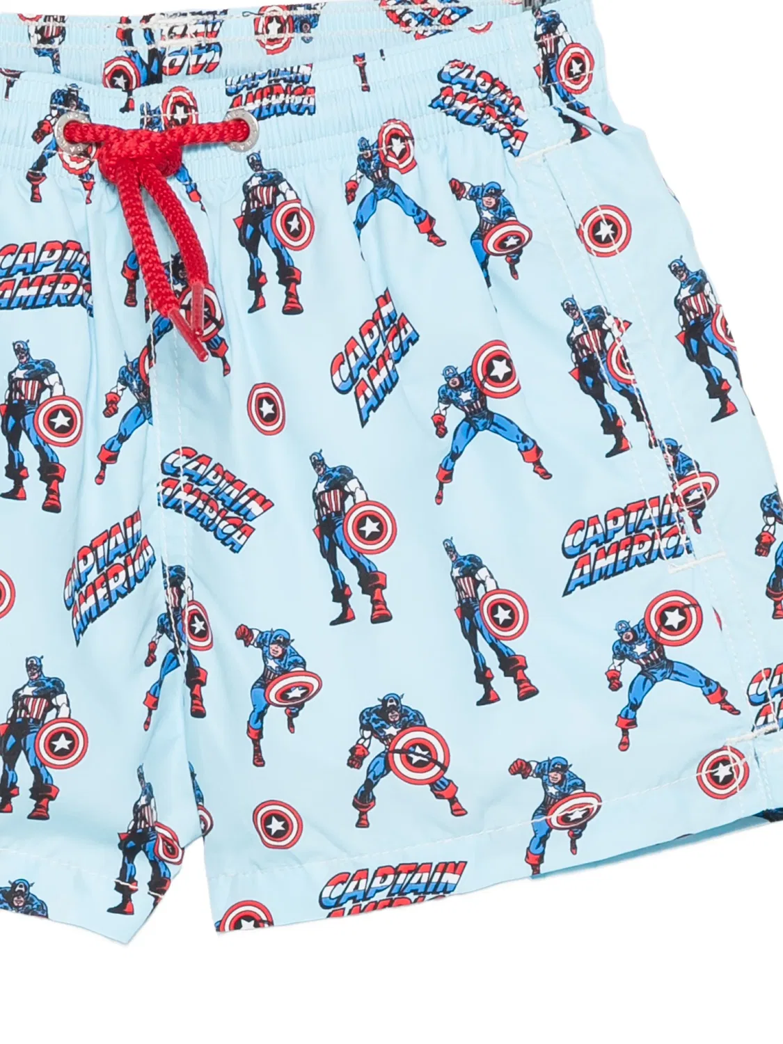 Пляжные шорты Captain America синие MC2 Saint Barth, синий — фото 2