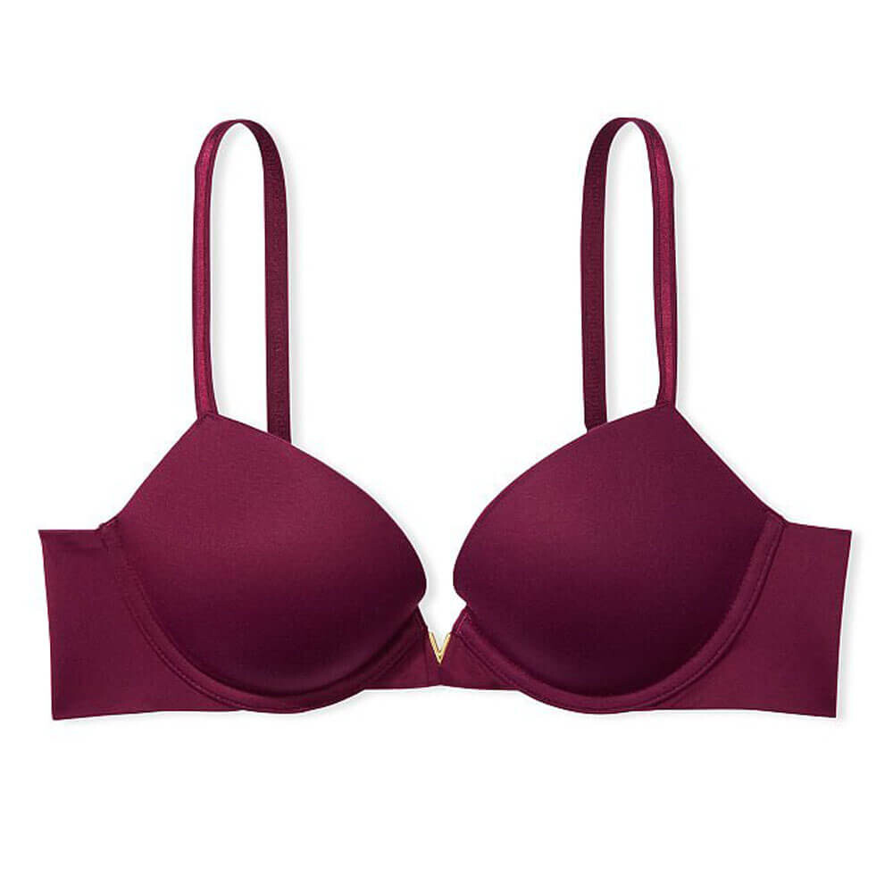 

Бюстгальтер пуш-ап Victoria's Secret Love Cloud Plunge, бордовый