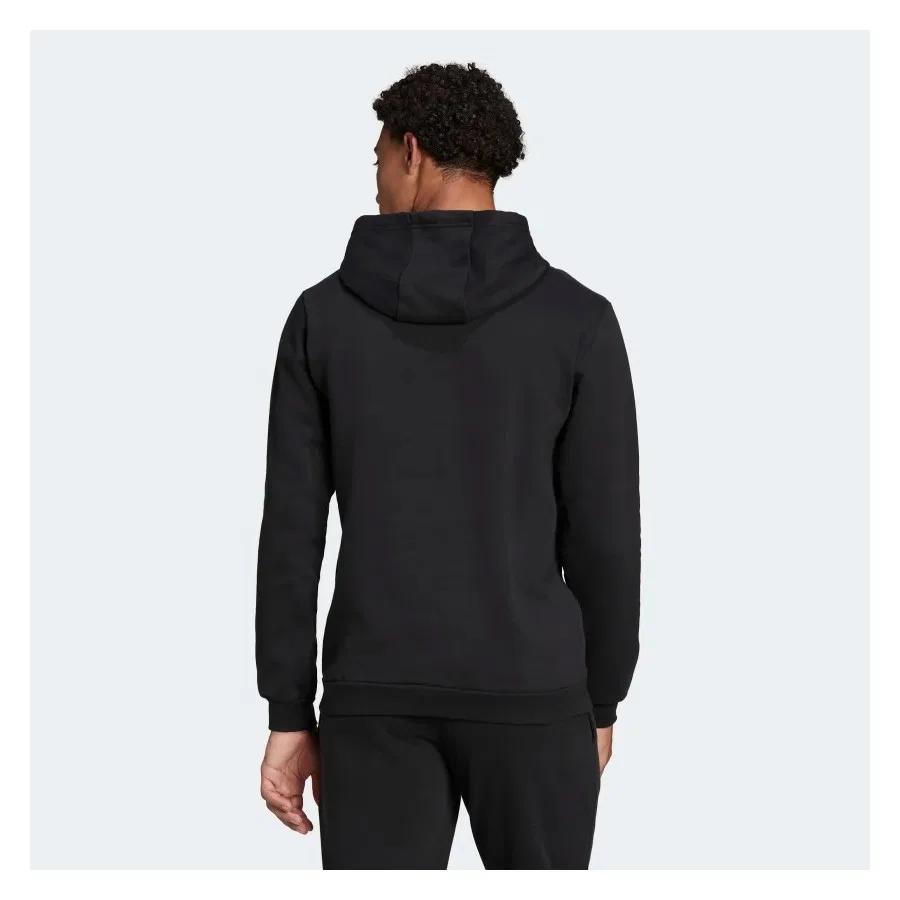 Мужской худи с капюшоном, хлопковый, H57512 ENT22, adidas, Черный — фото 2