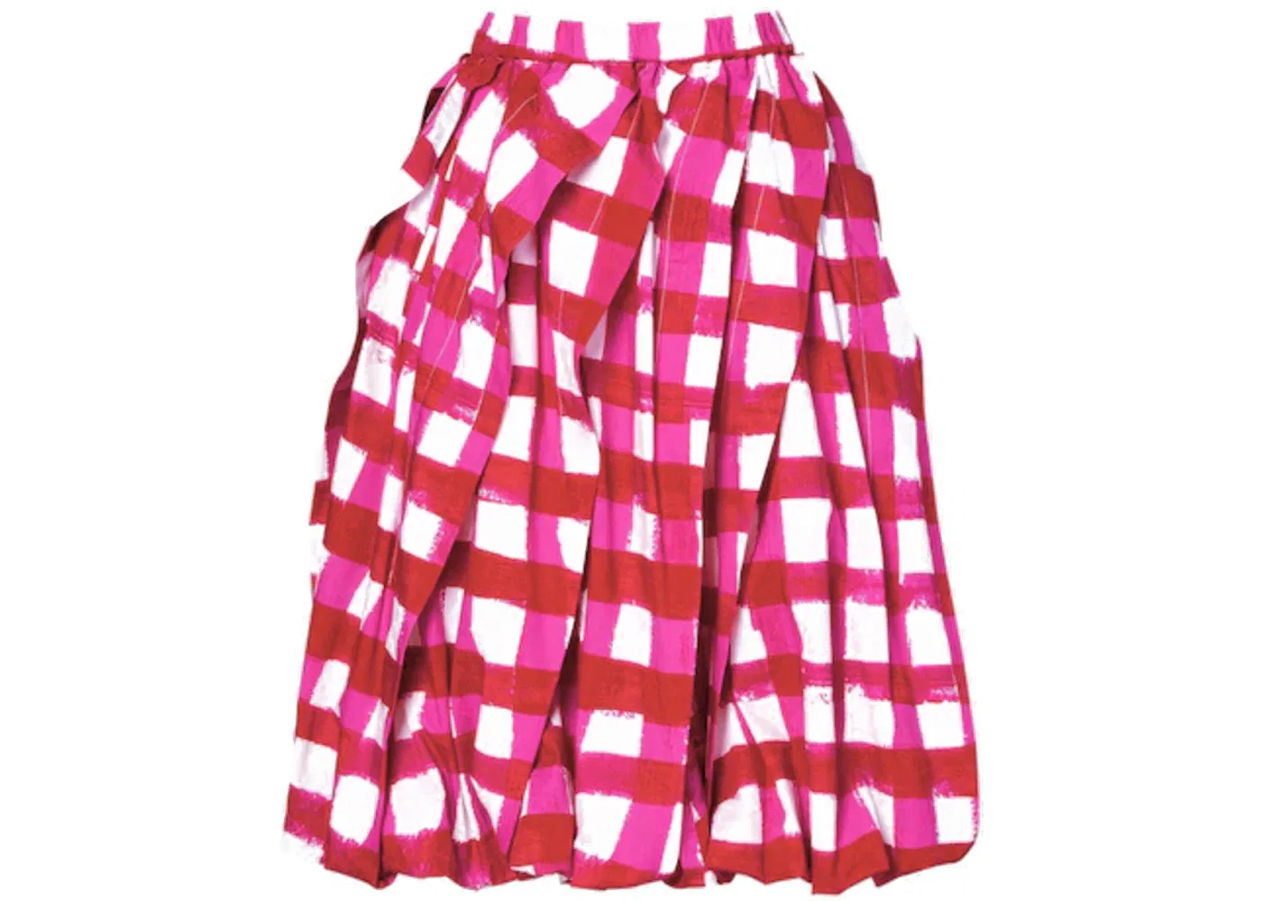 Женская юбка-баллон с принтом Skirt Uniqlo x MARNI, Red