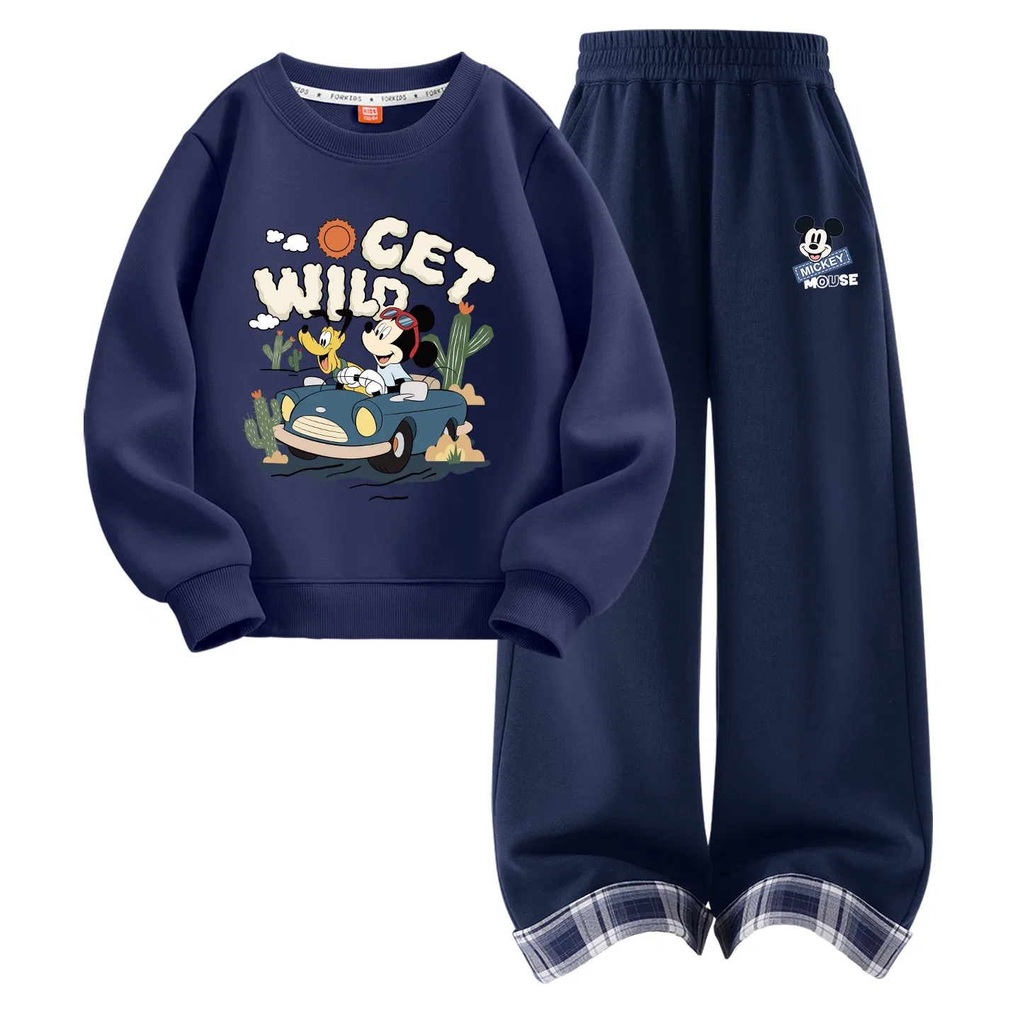 Детский спортивный комплект с круглым вырезом Diqi Camp Navy Blue+Di Happy K Navy Blue Disney, Diqi Camp Navy Blue+Di Happy K Navy Blue
