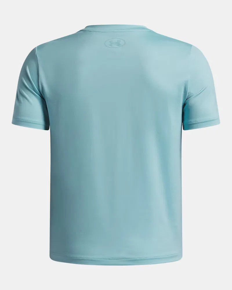 Футболка с коротким рукавом для мальчиков быстросохнущая UA Vanish UnderArmour, Blue Haze — фото 2