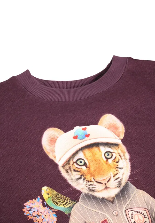 Свитшот с принтом Maxi Molo, Sporty Tiger — фото 3