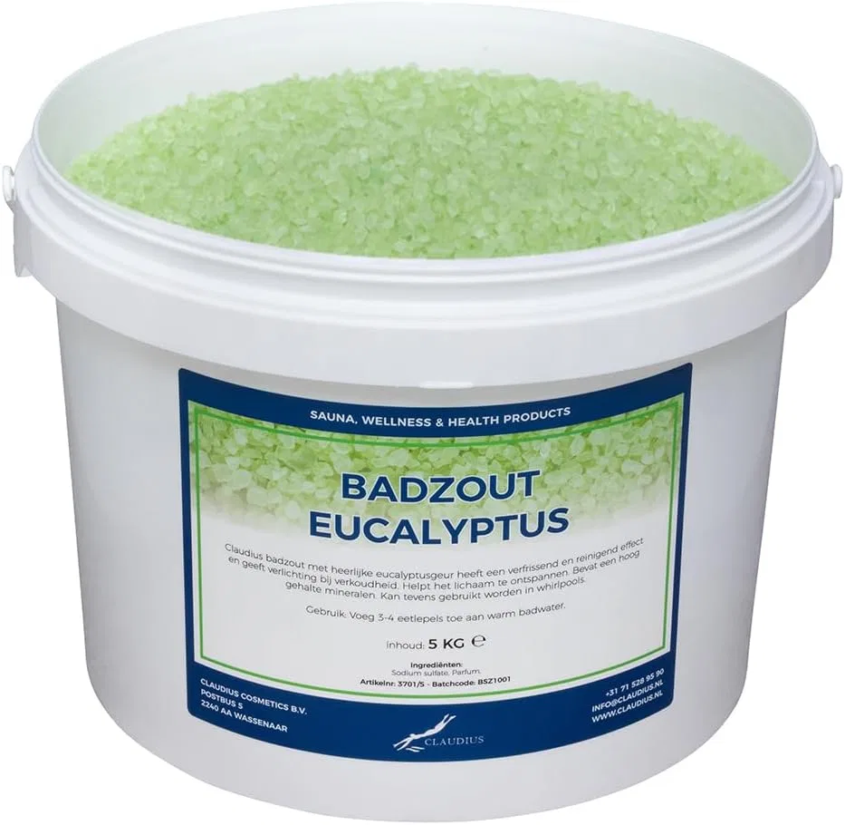 Соль для ванны Eucalyptus, 5 кг, Claudius