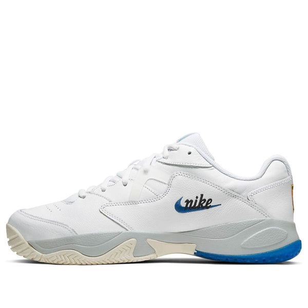 

Кроссовки court lite 2 premium 'white blue' Nike, белый