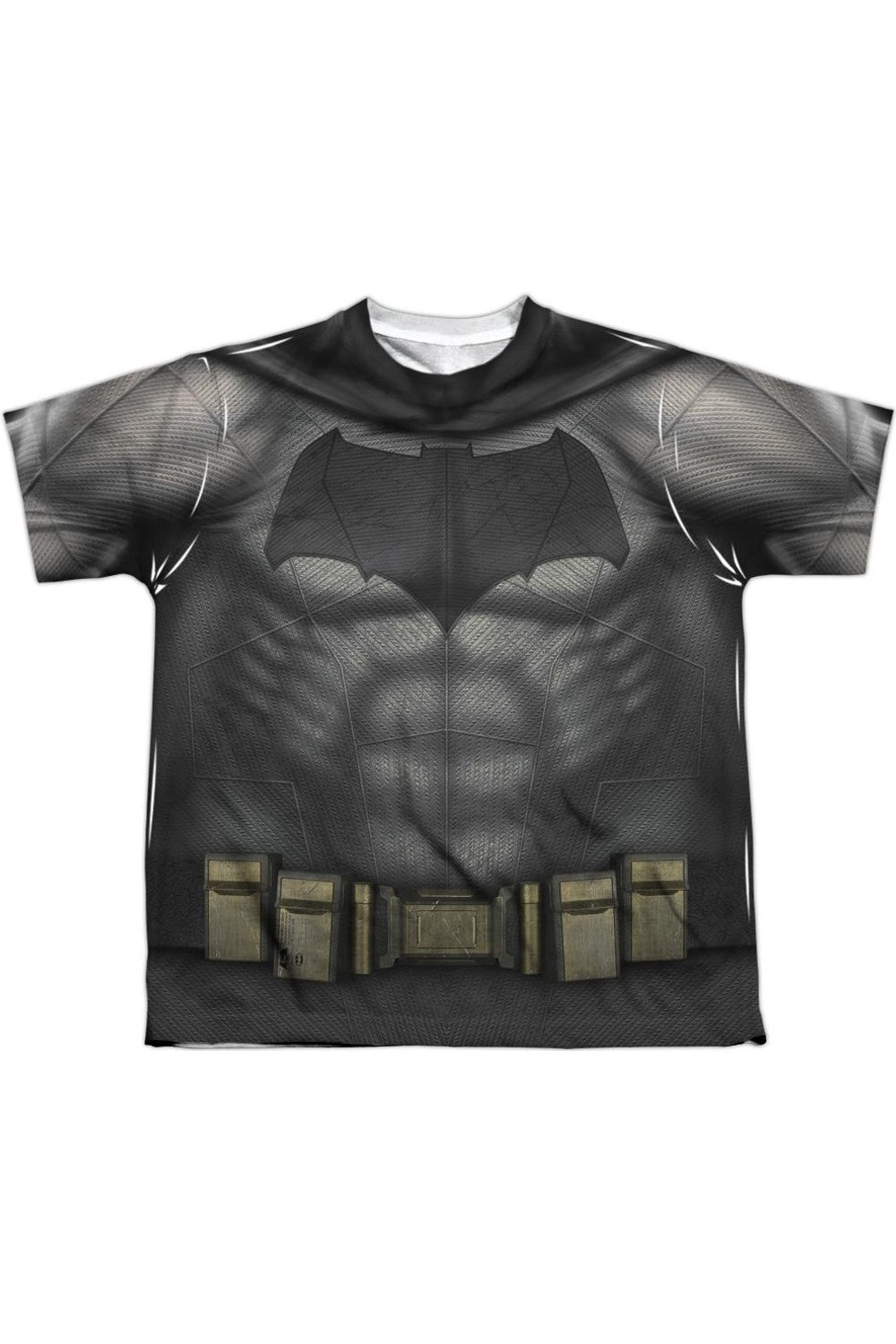 

Бэтмен против Супермена: футболка с коротким рукавом для детей с изображением костюма Бэтмена Gildan, белый