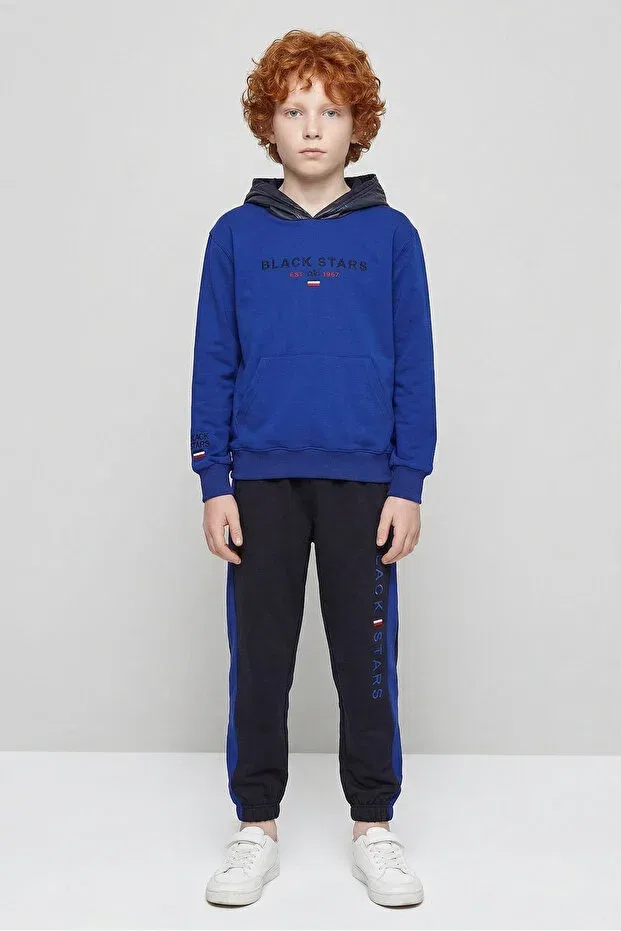 Детский спортивный костюм с принтом Basics Black One, Saks