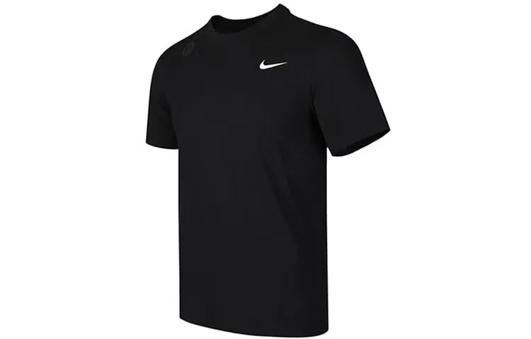 Футболка тренировочная с коротким рукавом Nike, черная