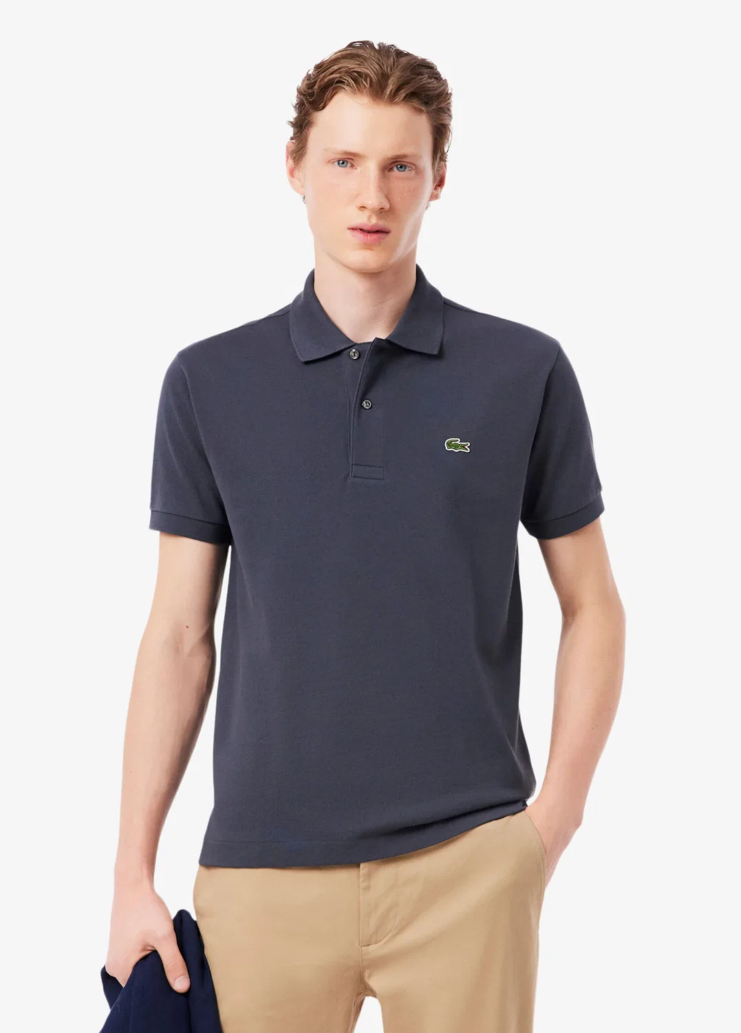 Поло Lacoste L.12.12 Classic Fit, Gri-S5T — фото 2