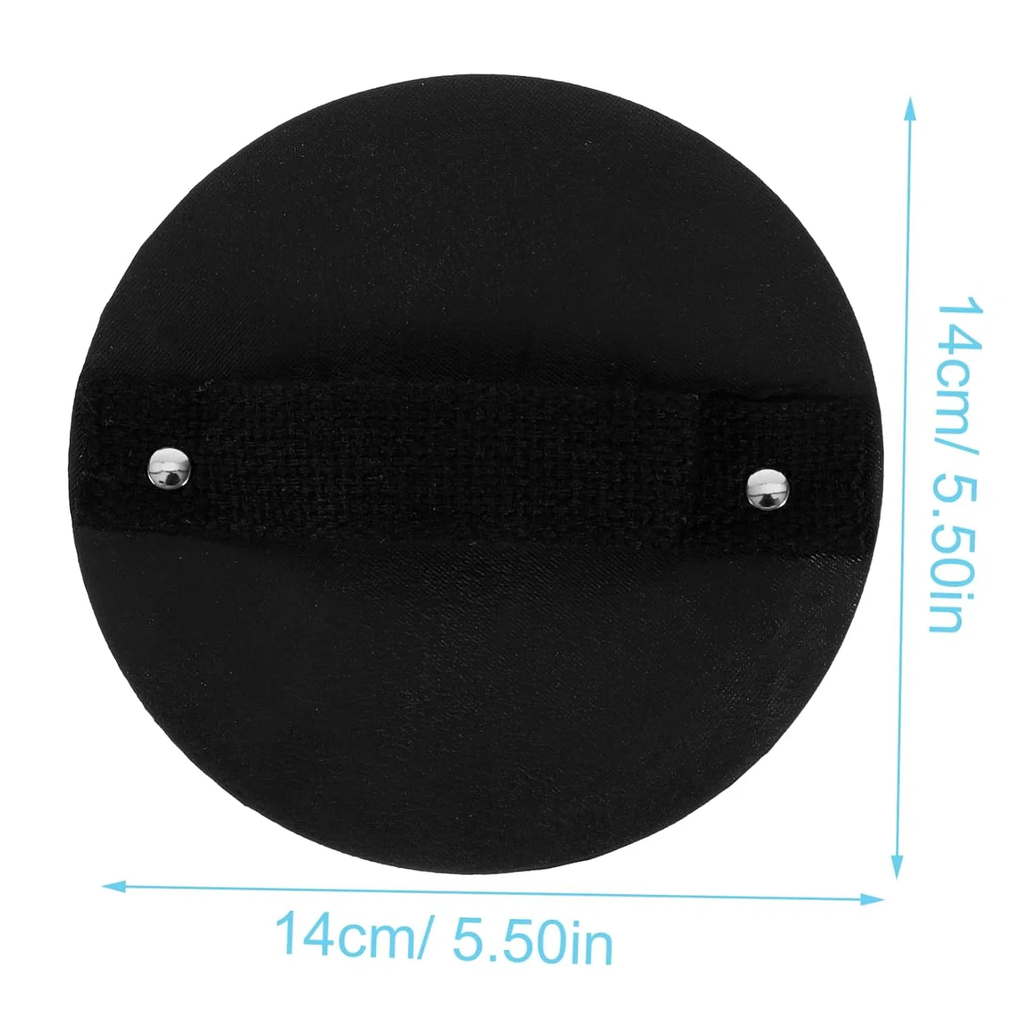Скребок для тела двойной, CALLARON, 14x14x1.5 см, 49 г, Black — фото 2
