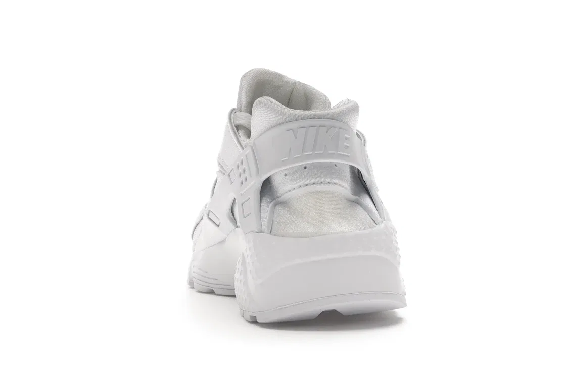 Детские кроссовки Lifestyle с неопреновым верхом Nike Air Huarache Run, White/White-Pure Platinum — фото 4