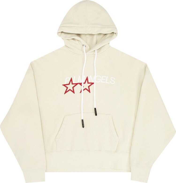 

Худи Palm Angels Racing Star Hoodie 'Light Grey', серый