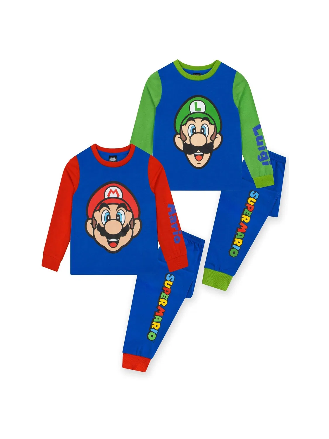 Пижама Super Mario 2 шт. Character, синяя
