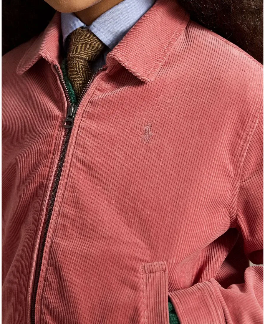Куртка из вельвета с длинным рукавом Polo Ralph Lauren, Canvas Pink — фото 3