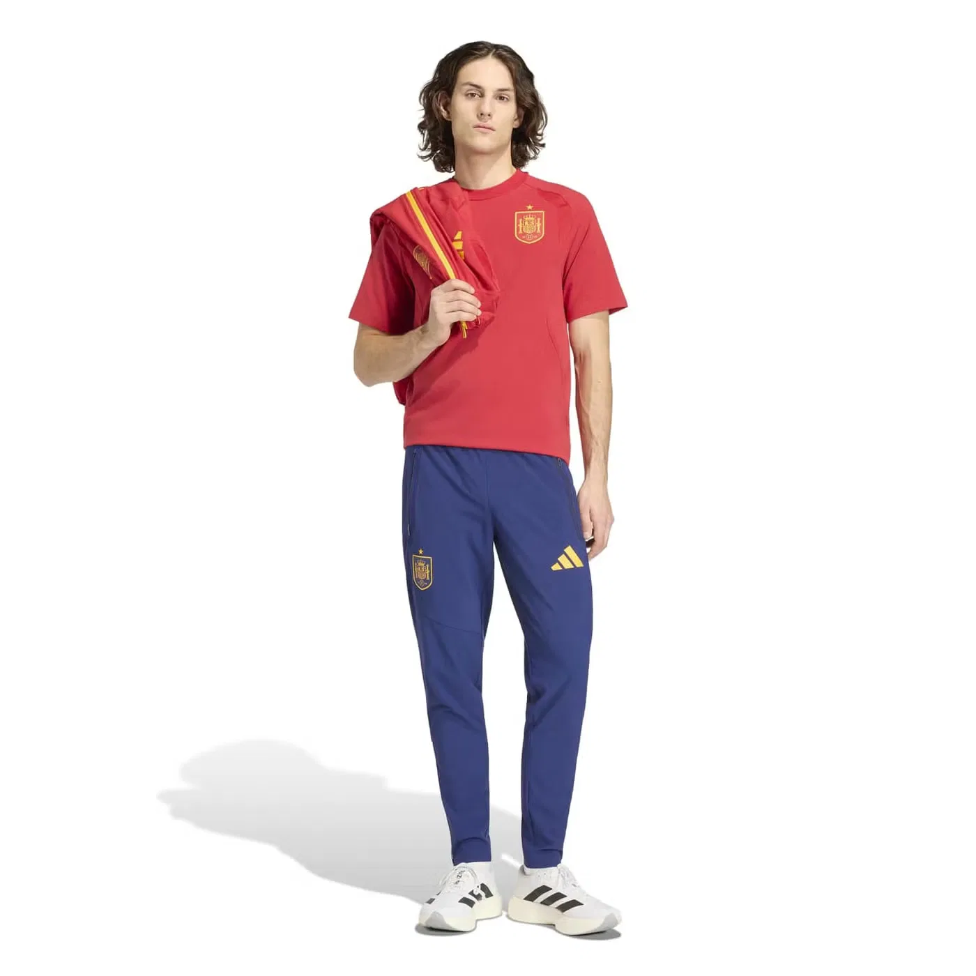 Футболка с футбольным принтом Spain Tiro Travel Adidas, телесный — фото 4