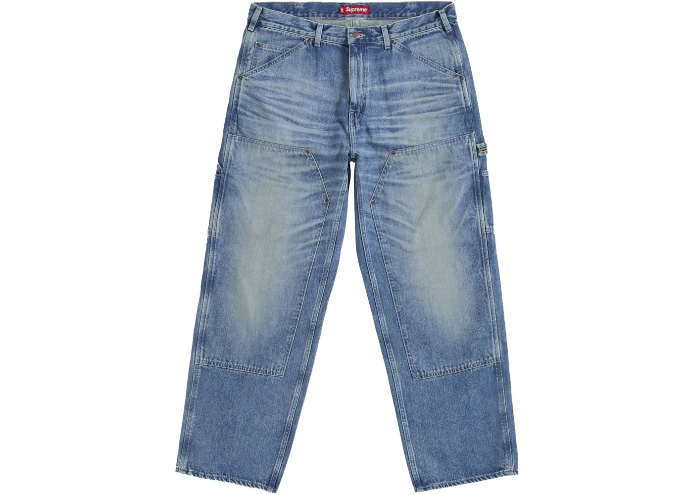 Мужские джинсовые брюки с потертостями Supreme Pant, Denim