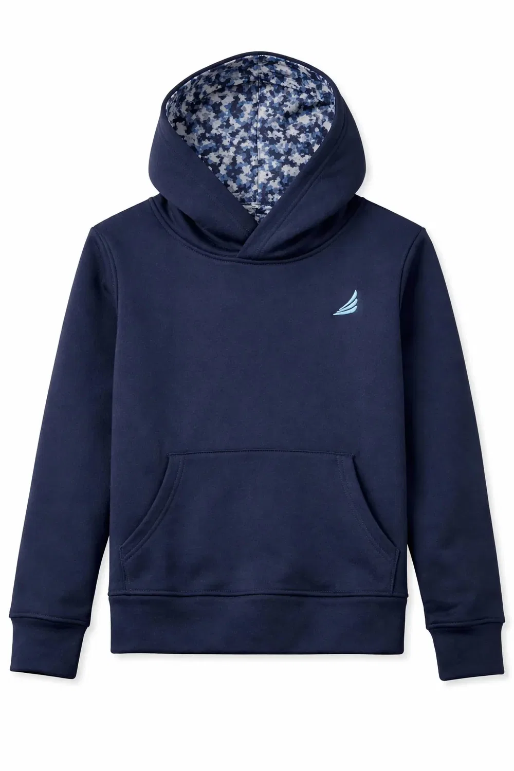 Детское худи для мальчиков с принтом Ryder Solid Hoodie Coolybri, Navy Camo — фото 2