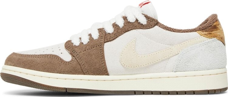 Кроссовки Air Jordan 1 Retro Low OG Year of the Rabbit, коричневый — фото 3