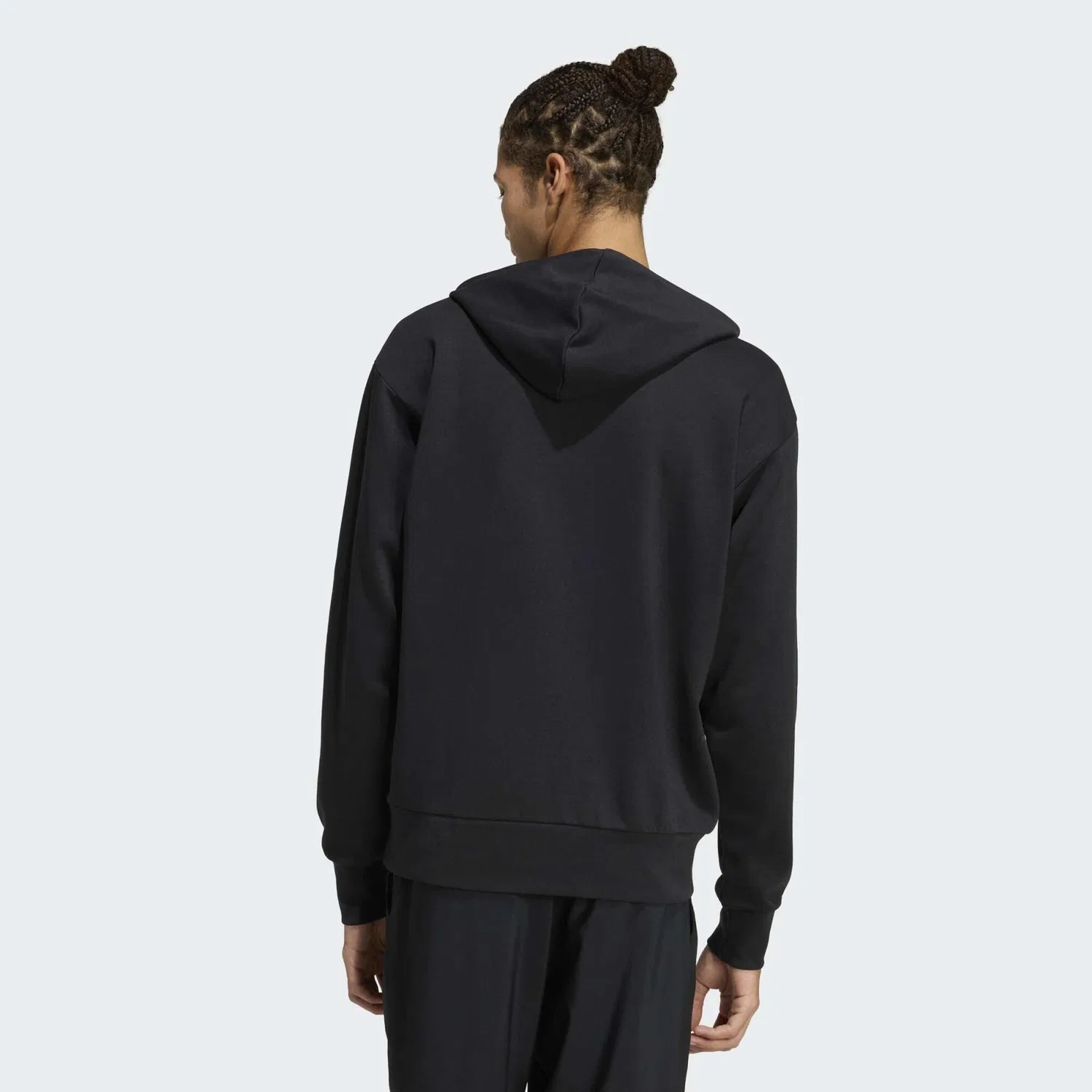 Мужское худи Adidas, Черный — фото 2