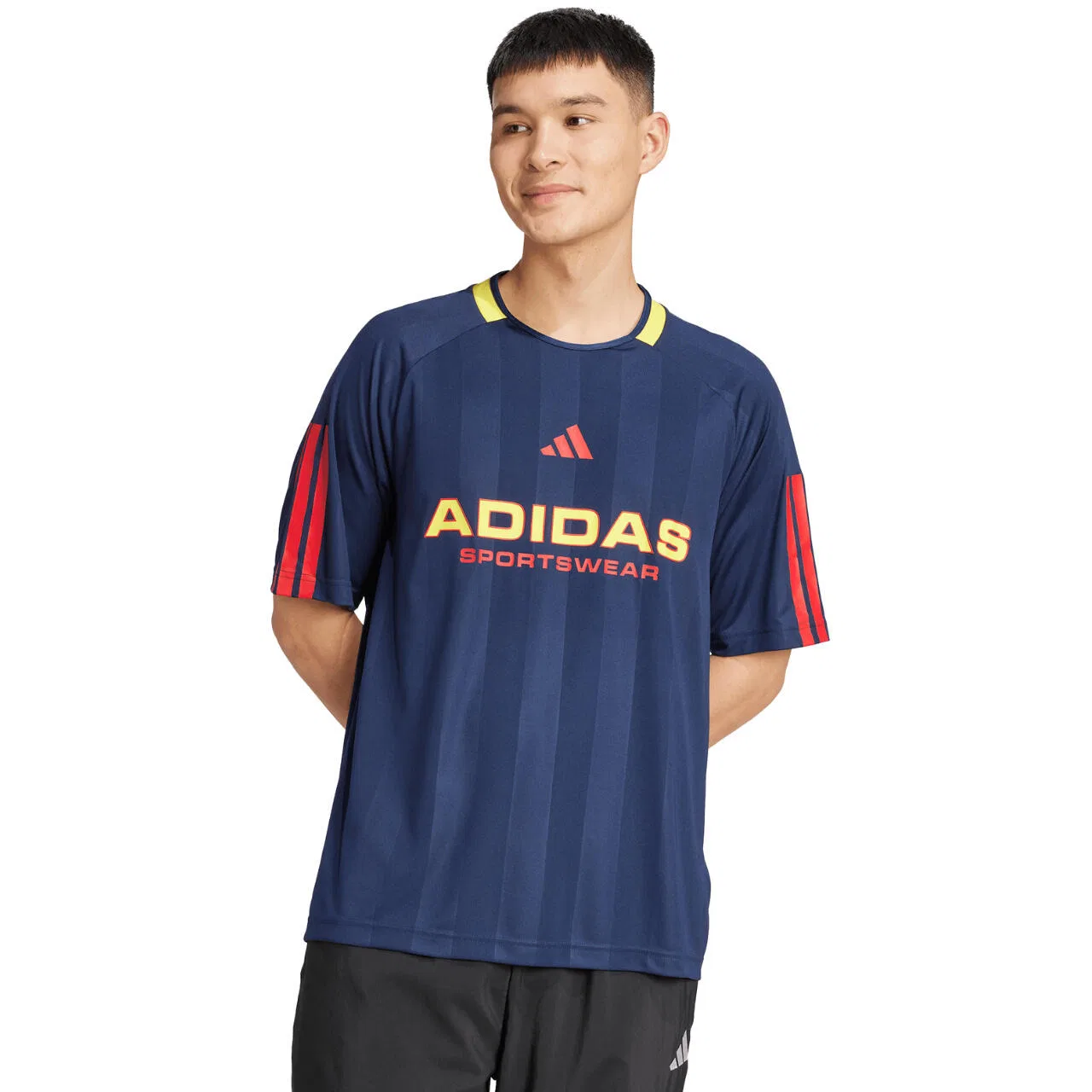 Мужская футболка с быстросохнущим материалом House of Tiro Jersey Adidas, Dunkelblau