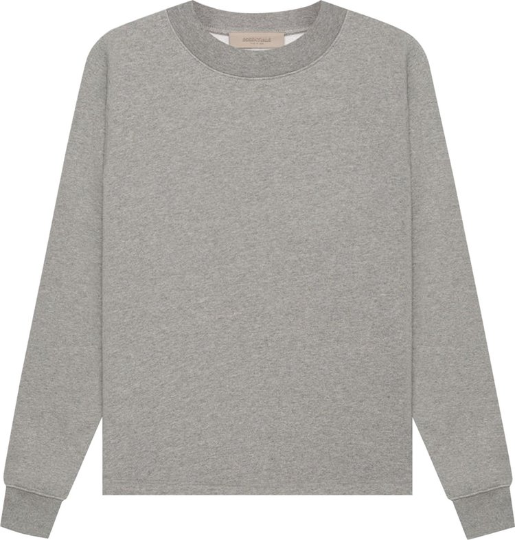 

Толстовка Fear of God Essentials Relaxed Crewneck 'Dark Oatmeal', серый