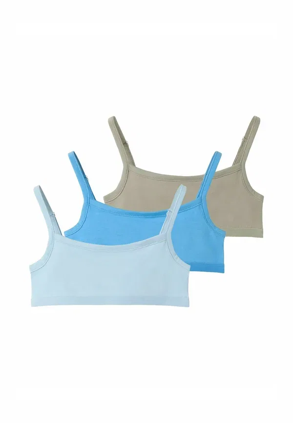 Комплект нижнего белья из 3 предметов хлопок Under 3 pack Two Soon Lake Blue, синий