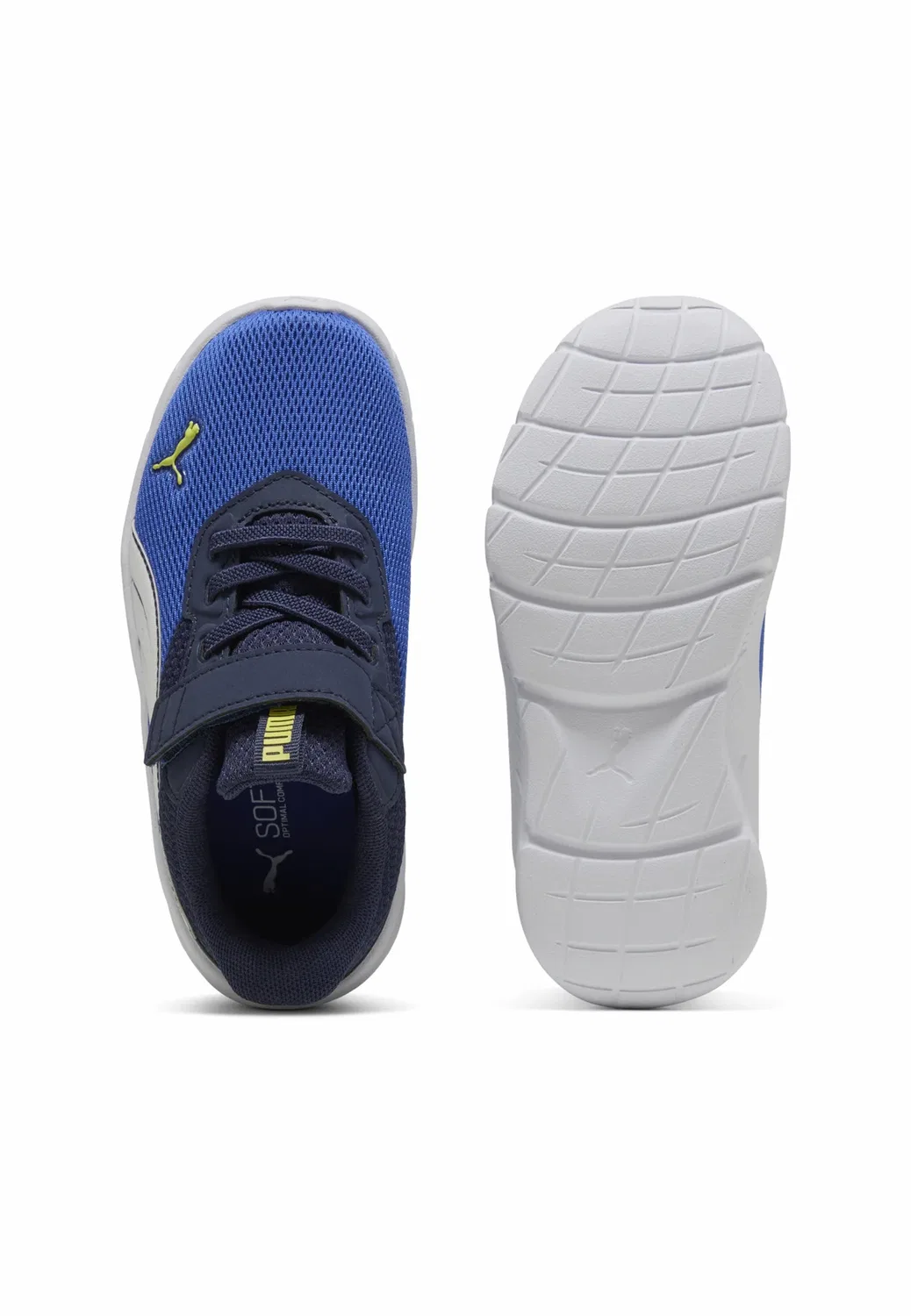 Кроссовки Flexfocus modern ac+ ps унисекс Puma, Vivid Blue- White — фото 3