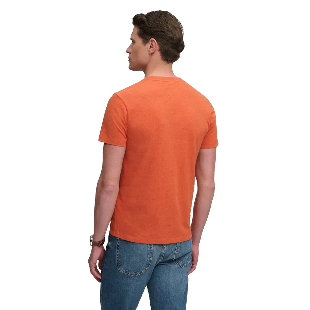 Мужская футболка с коротким рукавом Essential Serif Logo Superdry, Orange — фото 2