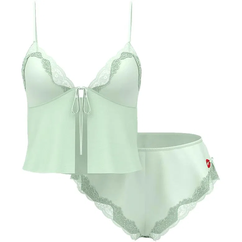 Женский комплект пижамы с длинным рукавом Victoria's Secret, Mint