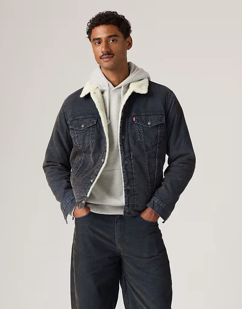 Куртка-тракер sherpa type iii из вельвета Levi's, мультиколор