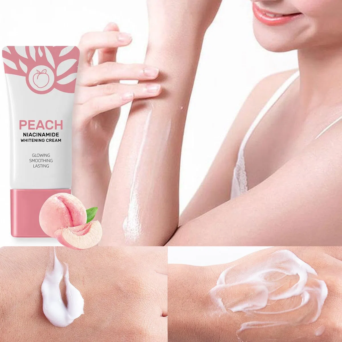 Лосьон для тела Peach, увлажняющий с витамином E, AOJUIGO, 30 г, 12 мл — фото 2