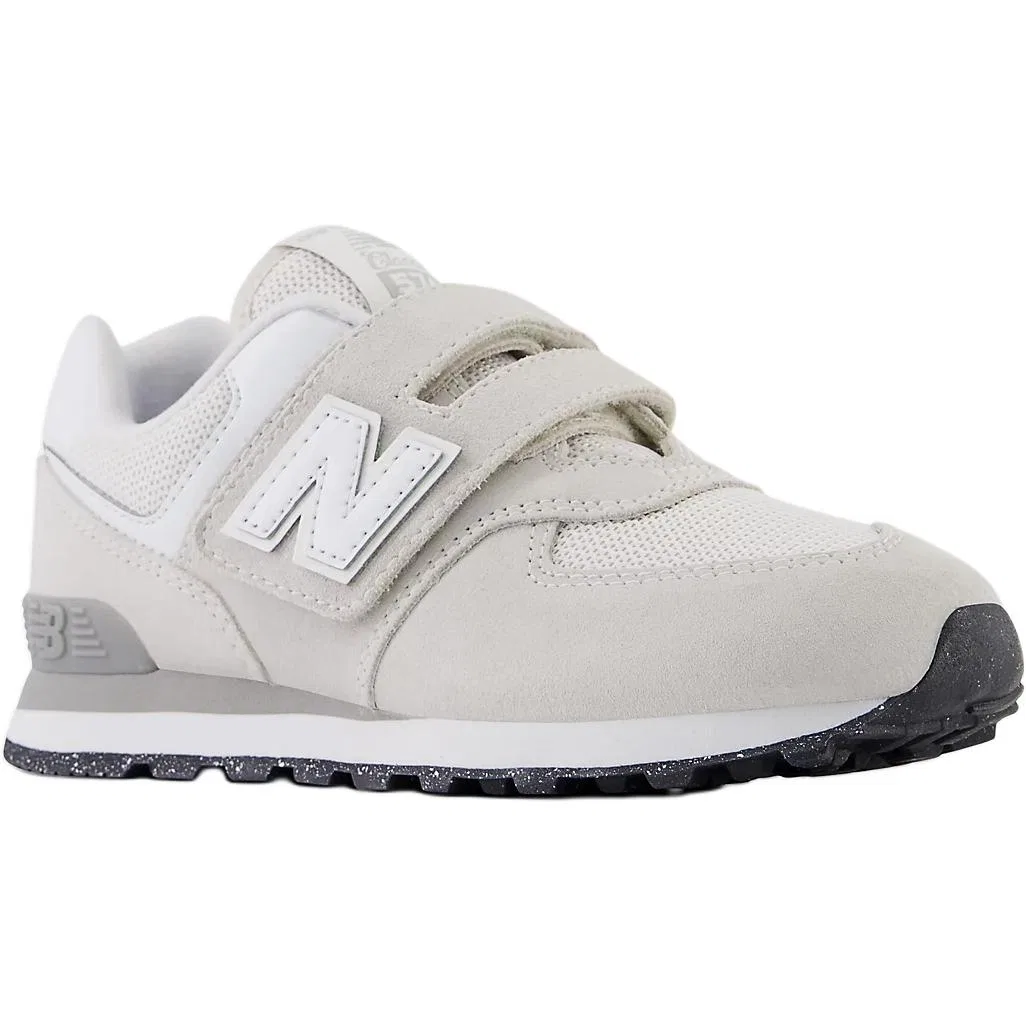 Детские кожаные кроссовки с низким верхом Gray New Balance — фото 4