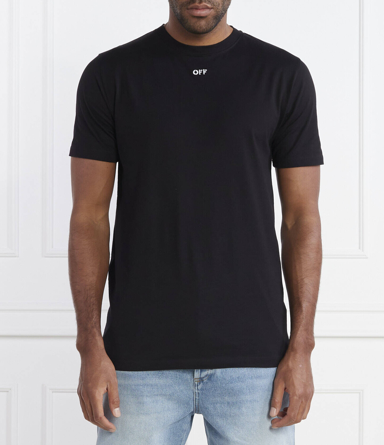 

Футболка OFF-WHITE Slim Fit, черный