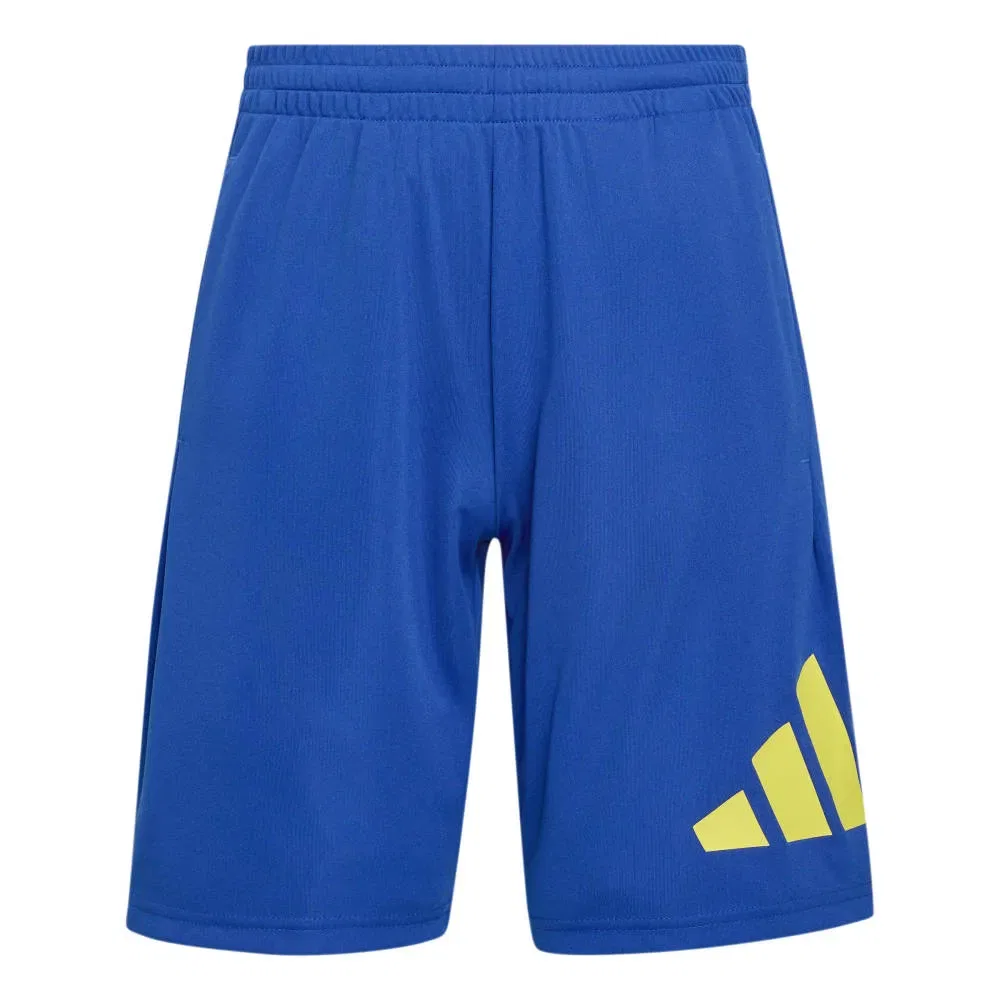Шорты с логотипом Adidas, синий — фото 3