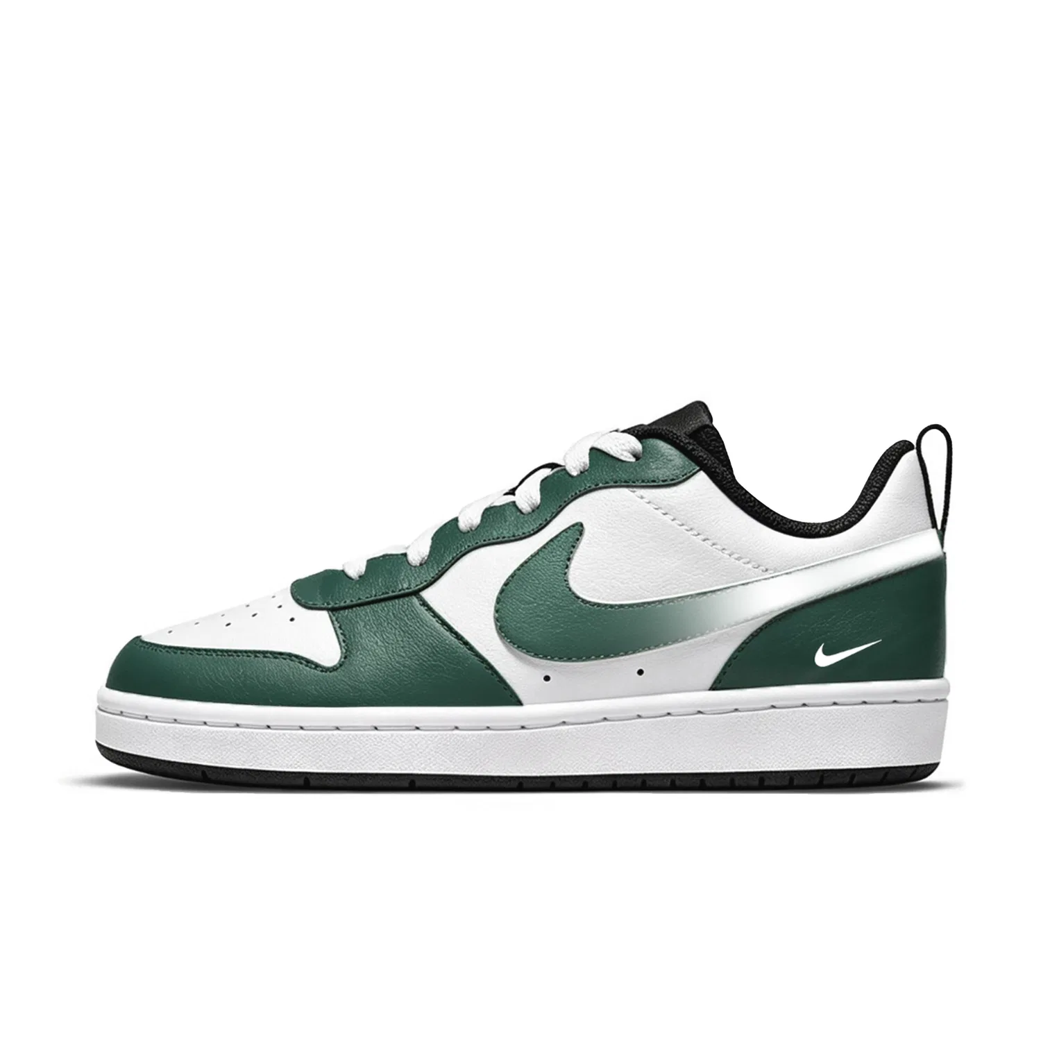 Детские кроссовки для скейтбординга с принтом Nike Court Borough 2, Nike, White Green Multicolor