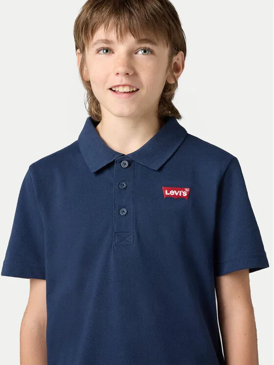 Поло regular fit Levi'S, темно-синий — фото 3