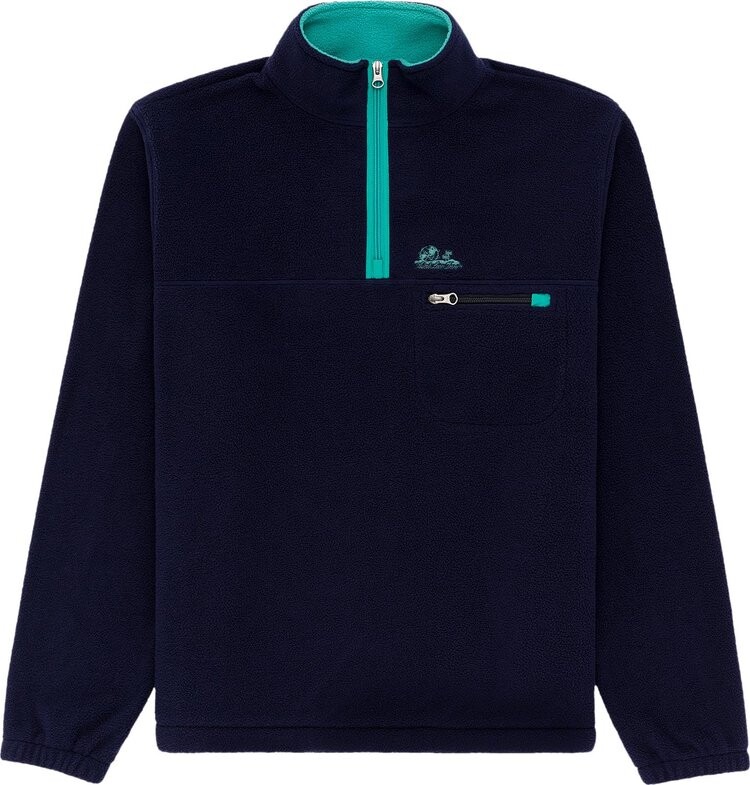 

Пуловер Aimé Leon Dore Quarter Zip Fleece Pullover 'Evening Blue', синий