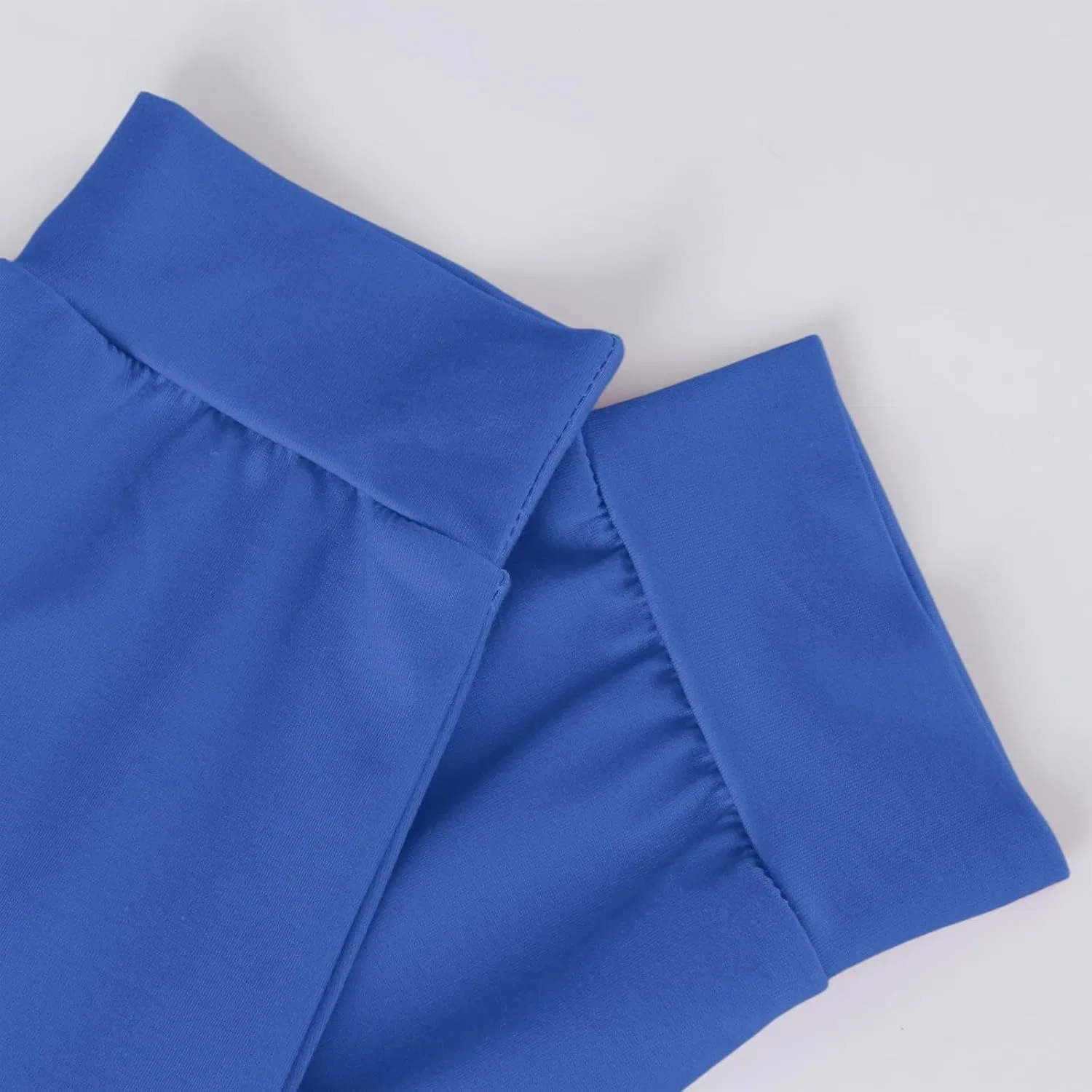 Мужская облегающая футболка с длинным рукавом Henley, Yk130-blue — фото 4