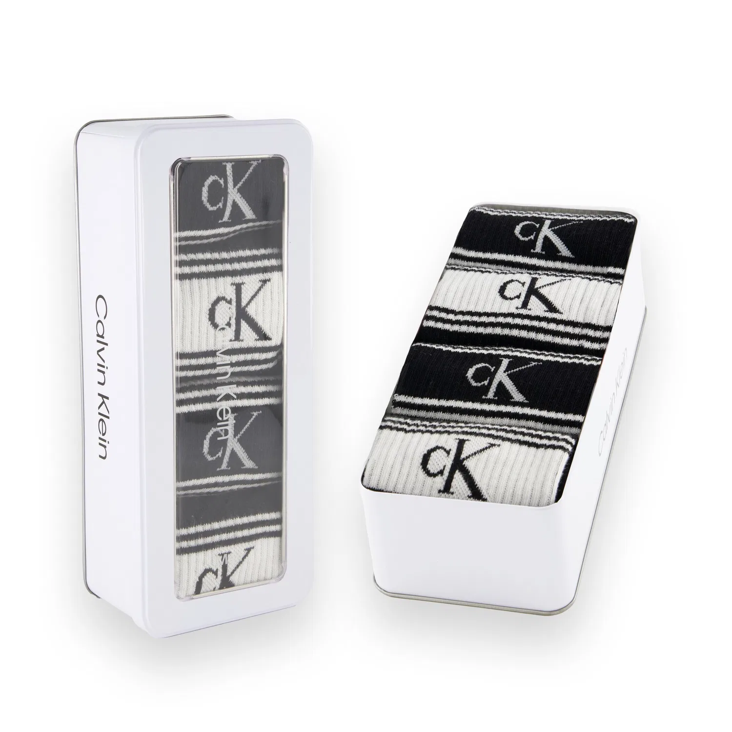 Мужские носки Calvin Klein, Black/White — фото 2