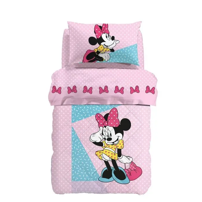

Одеяло Caleffi Disney 1 Square Minnie Placed In Cotton, розовый
