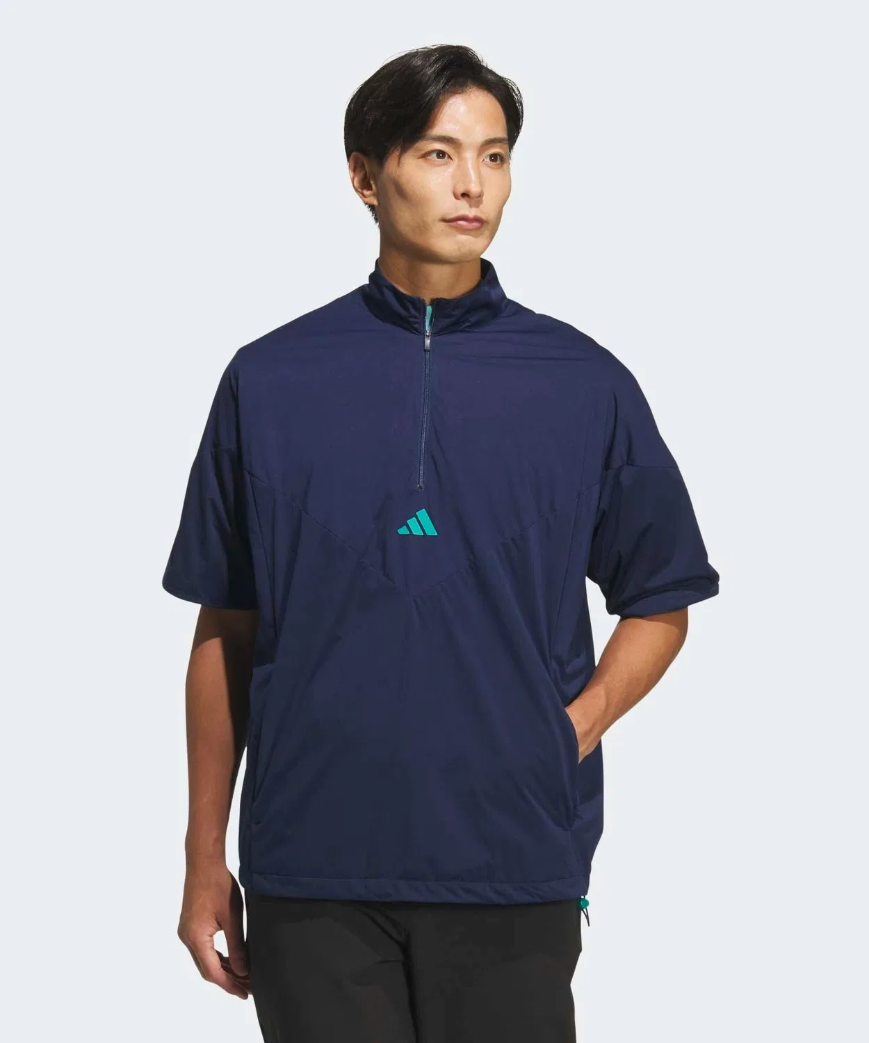 Мужская куртка-анорак свободного кроя W.RDY Adidas Golf, Navy