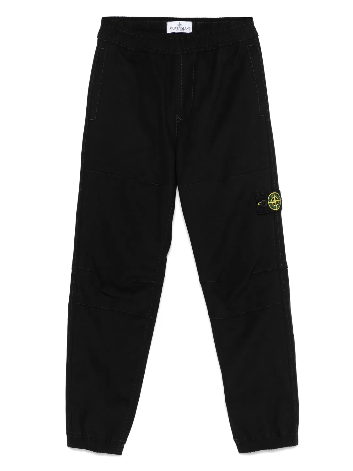 Брюки с эмблемой компаса Stone Island, черный