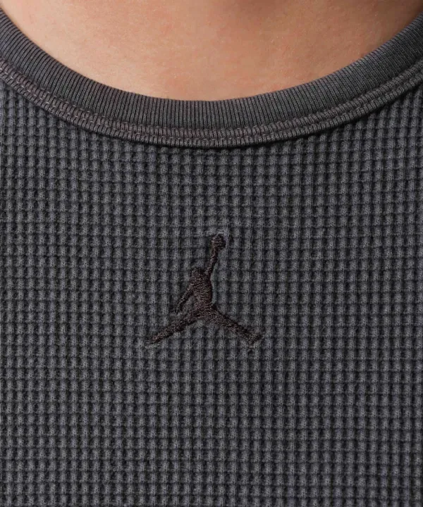 Майка-безрукавка Nike, Jordan Flight Waffle, женская, черная — фото 4