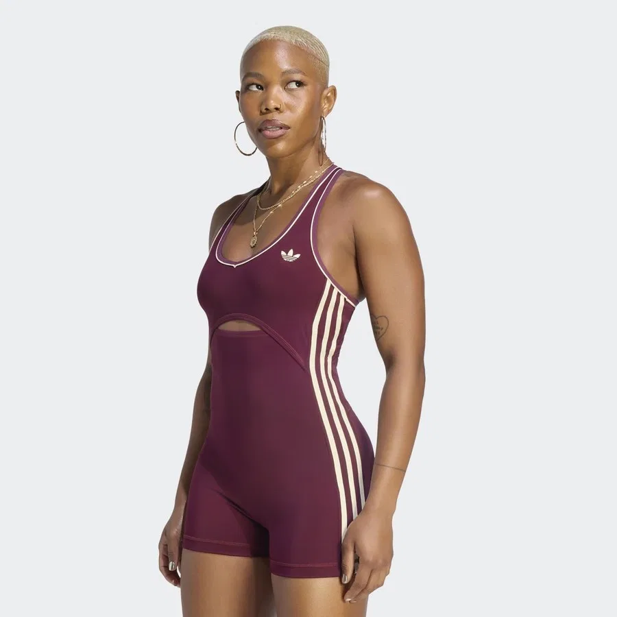 Спортивный комбинезон Originals Sport, adidas, Бордовый — фото 2