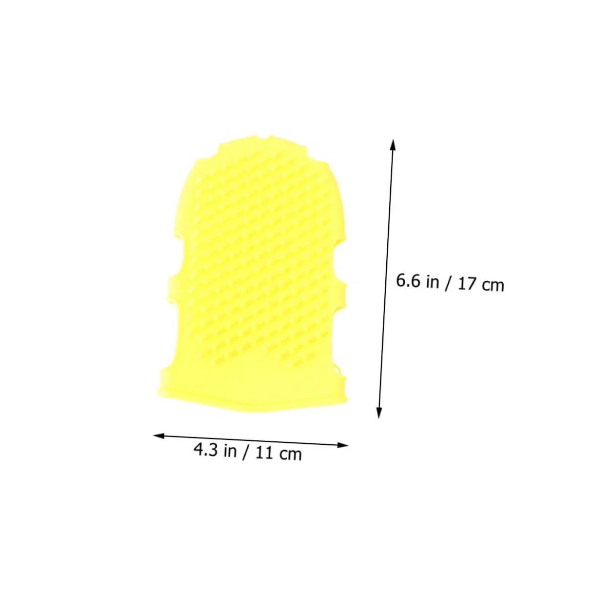 Эксфолирующие перчатки для душа, Angoily, 2 шт, 17x11x2.1 см — фото 2