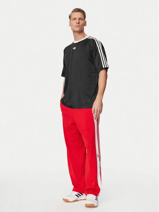 Футболка loose fit adicolor Jacquard Adidas, черный — фото 2