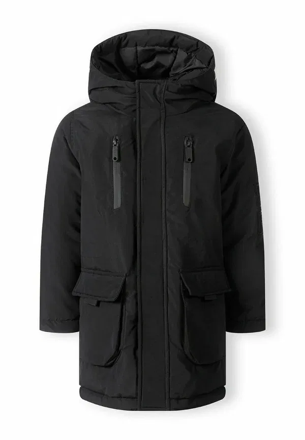 Куртка утепленная Warm utility hooded Minoti Black, черный — фото 2