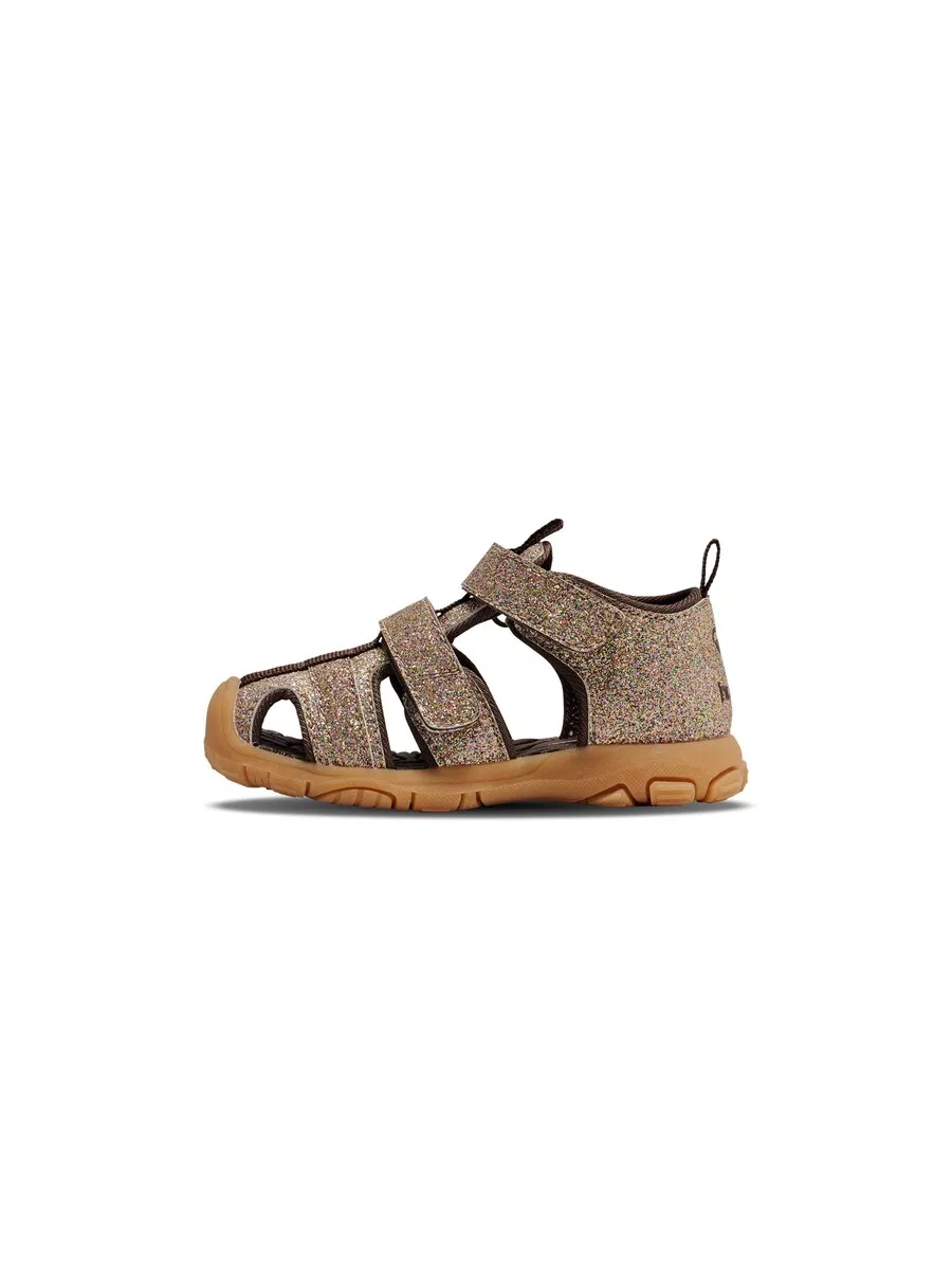 Сандалии Hummel First Step коричневого цвета